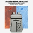 thumbnail image 3 of Sac Isotherme, Compartiment de Refroidisseur Souple Étanche Compartiment de Déjeuner Étanche Huiop Mewmewcat avec Compartiment de Refroidisseur Étanche, 3 of 7