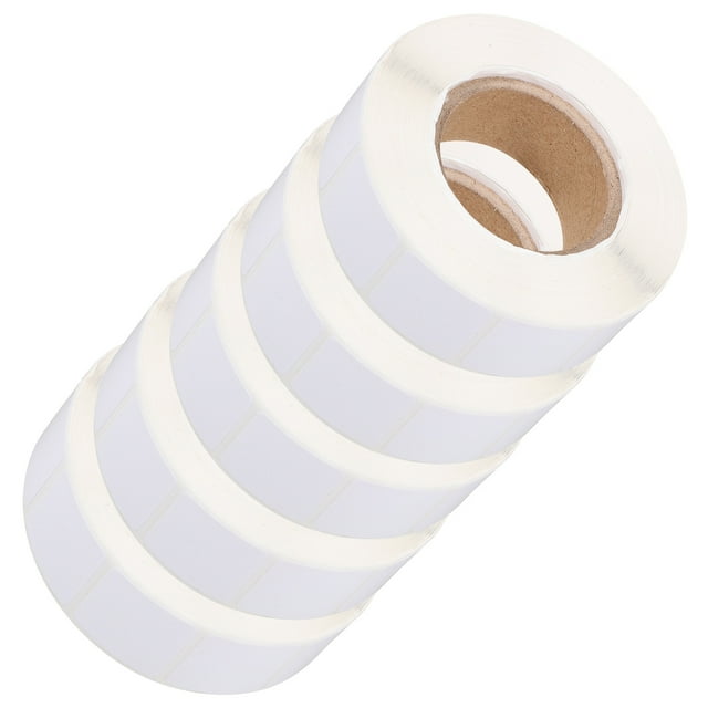 SKISUNO 5 Rolls Stickers for Target Game Strong Adhesive White Coated Paper for Shooting Practice