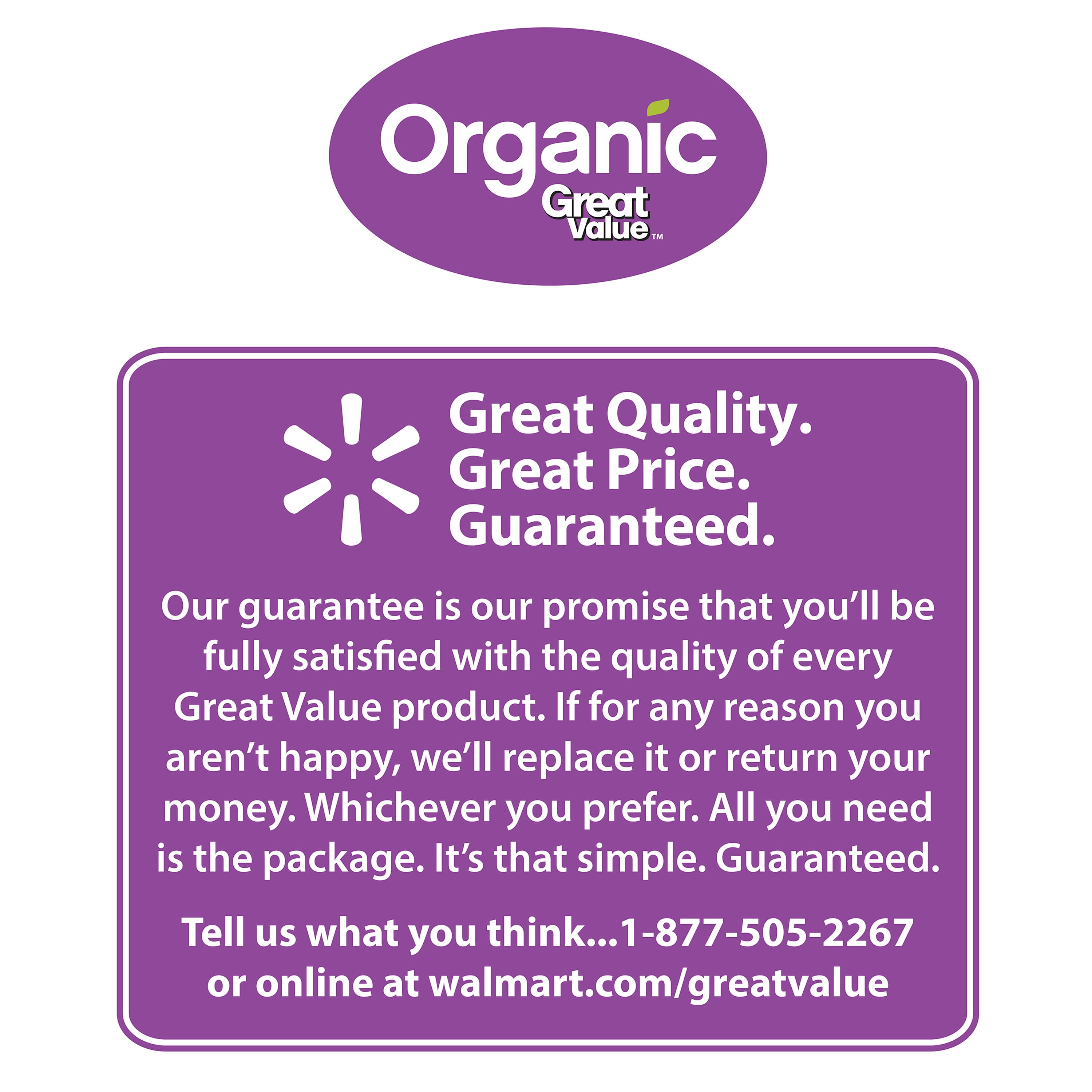 (4 pack) Great Value Organic Cinnamon Applesauce, 24 oz Jar