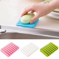 thumbnail image 5 of Huanledash Flexible Bathroom Silicone Soap Dish Storage Holder Soapbox Plate Tray Drain, 5 of 8