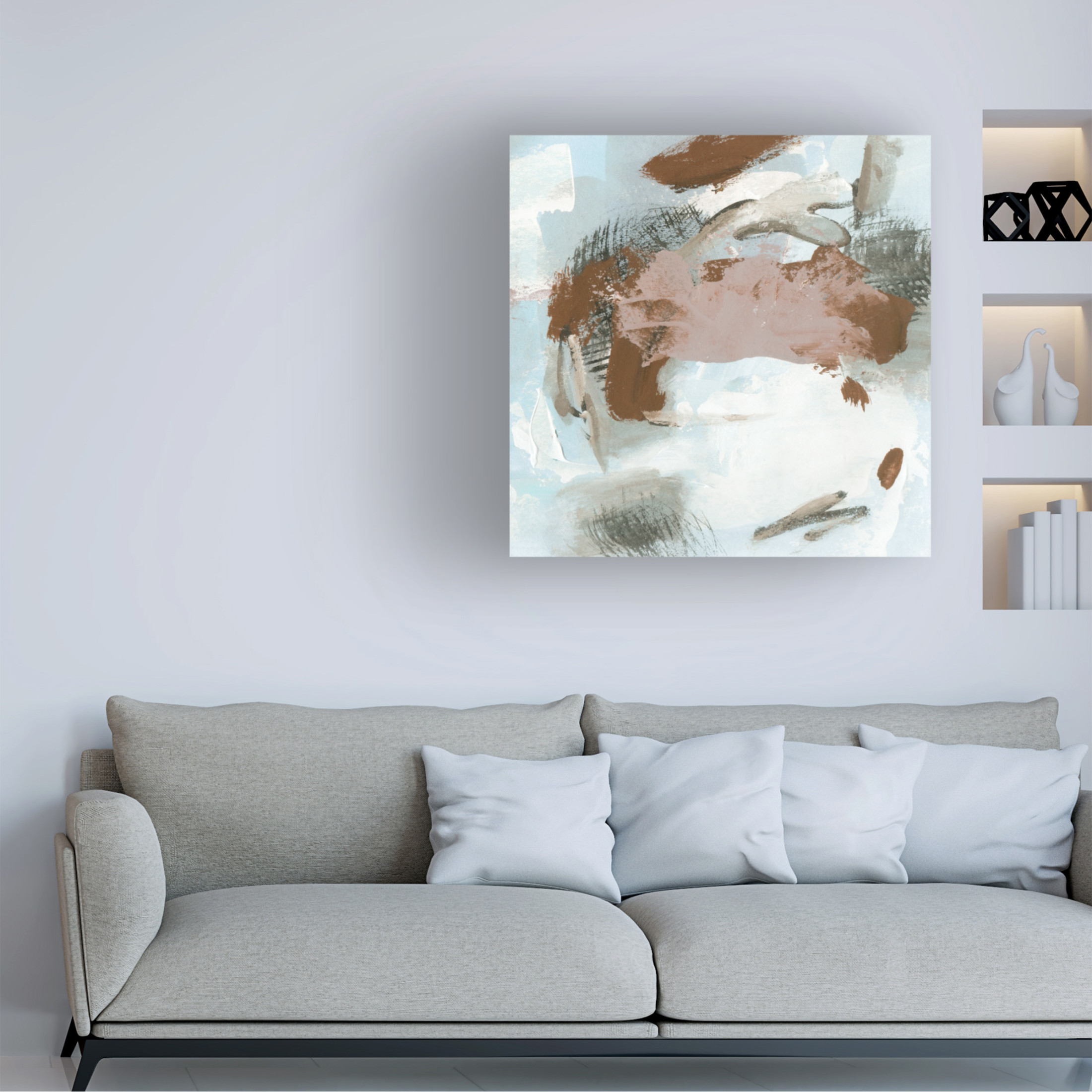 Canvas Wall Art - Melissa Wang 'Free as Air II' Wall Art for Living Room, Bedroom, or Office Décor by Trademark Fine Art - 24 x 24 Inches