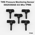 thumbnail image 2 of Tire Pressure Sensor TPMS Replacement for Wrangler JK Ram Charger (5-Pack) 56029398AB 68142397AA, 2 of 5