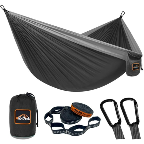 Hamaca para Camping AnorTrek Súper Ligera y Portátil de Nylon