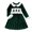 Green, variant on Toddler Elegant Girls Party Dress With Embroidery And Velvet Trim For Festive Holiday Celebrations And Casual Dress Little Girls Ruched Lace Stripe Age 6 Dresses for Red 15-18 Months