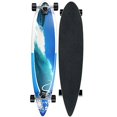 thumbnail image 1 of Krown Wave Crest Pintail Longboard, Blue, 9" x 43", 1 of 4