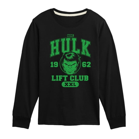 Marvel Hulk - Lift Club - Toddler And Youth Long Sleeve Graphic T-Shirt