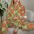 thumbnail image 6 of Sikiie Hand Drawn Strawberry Women's Long-Sleeve Shirt and Full-Length Bottom Pajama Set (s-xxl)-Large, 6 of 7
