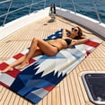 thumbnail image 7 of XGFHYJEH Bald Eagle Beach Towel, Print Quick Dry Lightweight Portable Beach Towel with American Flag Wing, Independence Day 4th of July Patriotic Summer Towels for Outdoor Pool, Travel, Camping, 7 of 7