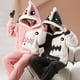 thumbnail image 4 of Conjunto de pijama con capucha para hombre y mujer, ropa de dormir gruesa con dibujos de dinosaurios, estilo coreano, holgada, para parejas, para invierno, 4 of 4