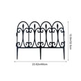 thumbnail image 3 of Plastic Garden Fence Picket Border Panel Lawn Edging Set For Flower Bed Yard Landscaping Outdoor Garden Divider Decor Pathway Tree Ring Fence Holiday Party Home Patio Courtyard Seasonal Garden Decor, 3 of 9