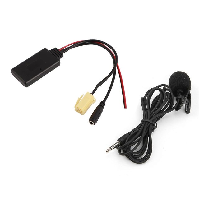 Bluetooth 5.0 AUX Cable Adapter with Microphone Handsfree Replacement for Fiat 500/Grande Punto/Qubo/Fiorino