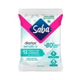thumbnail image 1 of Toallitas húmedas Saba Diarios sensiti-v +80% ingredientes de origen natural 12 pzas, 1 of 4