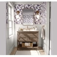 thumbnail image 2 of S4sassy Removable Nature-inspired Waterproof Wall Wrap, Wallcover, Midnight Blossom Print Contact Paper for Walls, Cabinets, and Dresser, Self Adhesive Vinyl Wallpaper Roll- Purple (25"x240" inch), 2 of 7