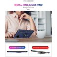 thumbnail image 3 of for Galaxy A42 5G Case,with HD Screen Protector,[Military Grade] Ring Car Mount Kickstand Hybrid Hard PC Soft TPU Shockproof Protective Case for Samsung Galaxy A42 5G (Blue), 3 of 12