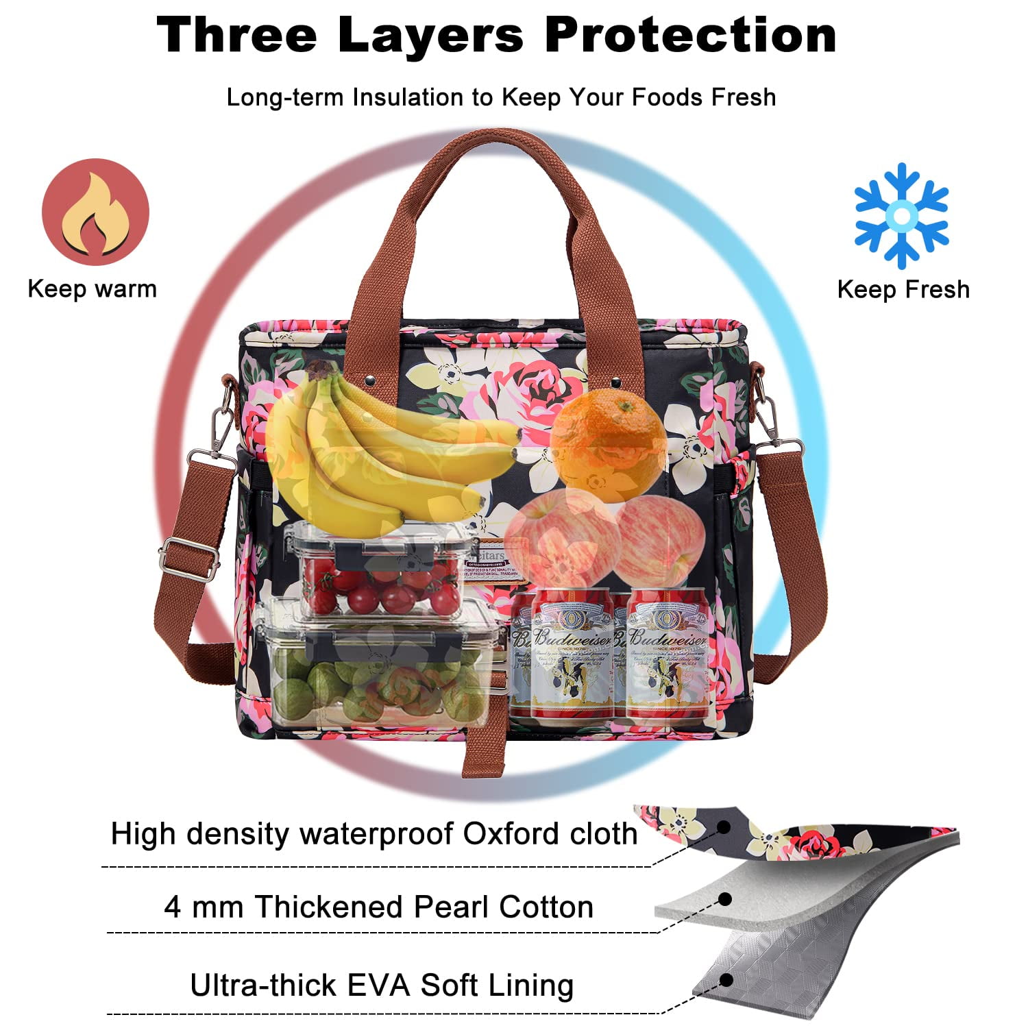 EASYA Large Women Lunch Bags for Work Insulated/Insulated Adult Lunch Box  for Women/Durable Nylon Th…See more EASYA Large Women Lunch Bags for Work