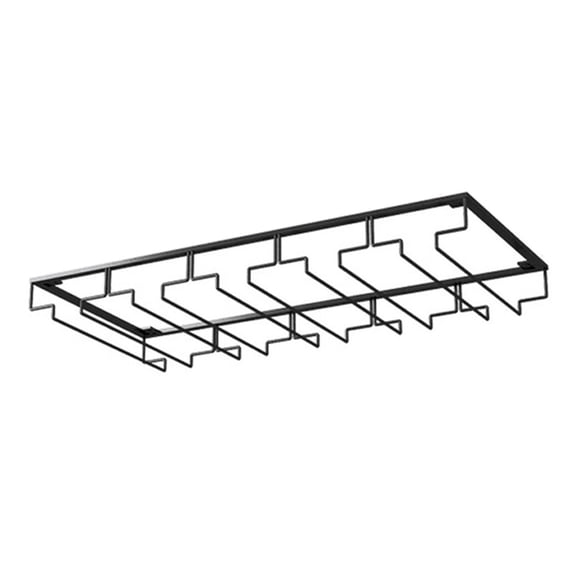 Glass Holder Under Cabinet Not Easy to Deform Bar Easy Installation Shelf