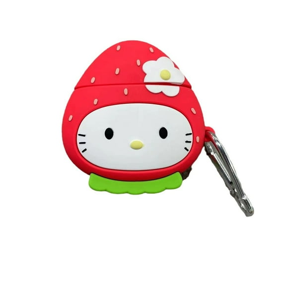 Advanced cute strawberry head cover KT suitable for AirPods headphone cover Apple Bluetooth wireless 2nd generation protective cover 4th generation