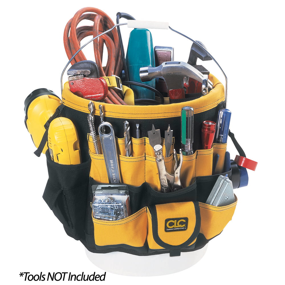 Outdoor Multi-function Bucket Organizer Tool Bag 42 Pockets Pouches Storage Hot 