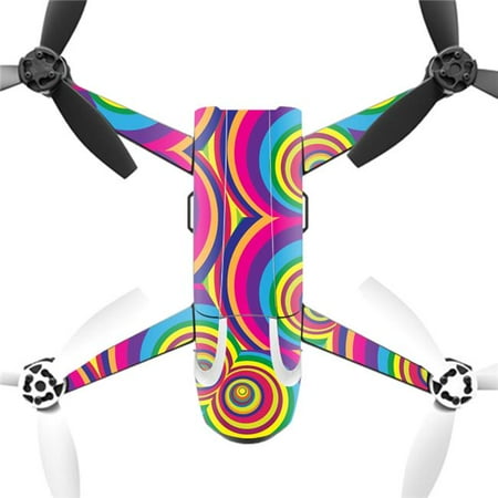 MightySkins PABEBOP2-Groovy 60s Skin Decal Wrap for Parrot Bebop 2 Quadcopter Drone - Groovy 60s
