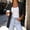 Gray, variant on Womens Long Sleeve Single Button Blazer Open Front Notch Lapel Business Casual Office Work Suit Jacket
