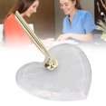 thumbnail image 1 of Porte-stylo d'Insertion, Design Classique Transparent Petit Matériau Acrylique en Forme de Cœur Base Porte-Stylo Base pour Hôtel, 1 of 8