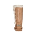 thumbnail image 4 of Kids Girls Boys Snow Boots Fur Lined Winter Snow Boots Fleece Lined Warm Button Decor Slip-On Snow Boots, 4 of 5