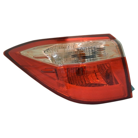 Replacement TYC 11-6640-90-9 Driver Side Tail Light for 2017 Toyota Corolla