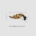 thumbnail image 5 of Signature Design by Ashley Melinda Sculpture, Black and Gold Modern Metal Decorative Accent, 5 of 5