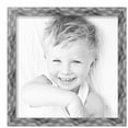 thumbnail image 2 of ArtToFrames 15" x 15" Hammered Steel Metallic Picture Frame, 15x15 inch Silver Wood Poster Frame (WOM-5264),  Pack, 2 of 7