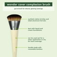 thumbnail image 3 of EcoTools Wonder Cover Makeup Brush, Blending Brush for Liquid or Cream Foundation, 1 Count, 3 of 10