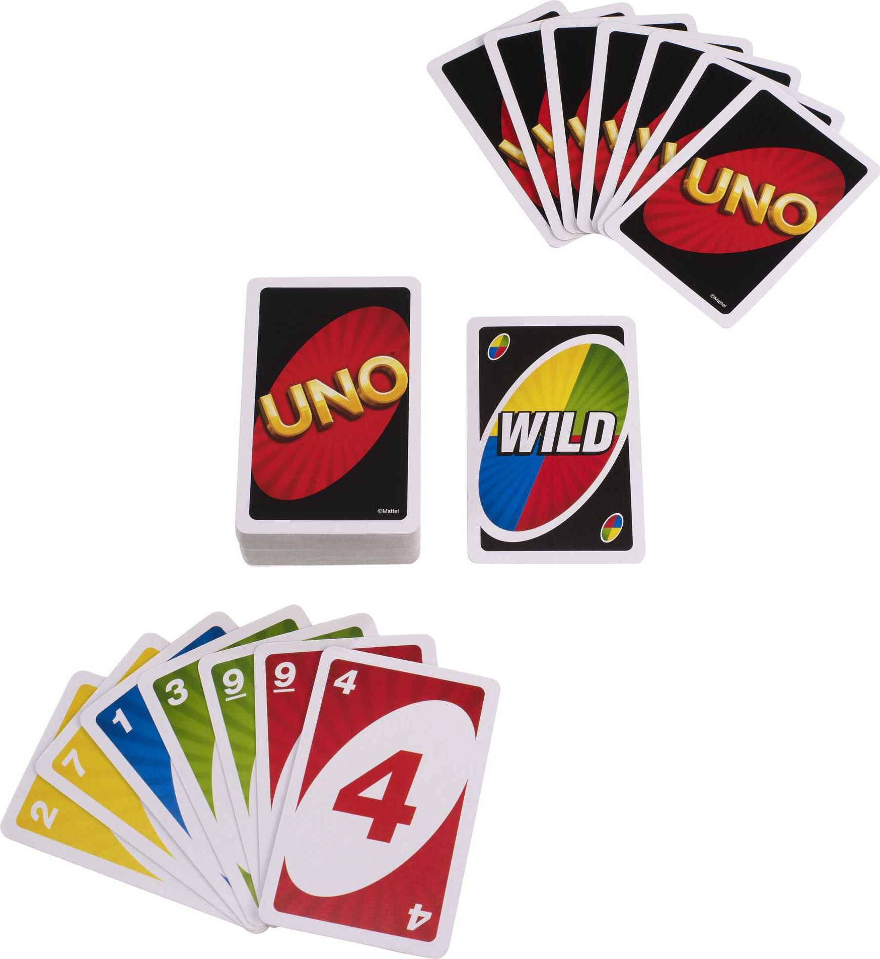 UNO Card Game for Kids, Adults & Family Game Night, Original UNO Game of Matching Colors & Numbers - image 4 of 7