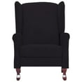 thumbnail image 2 of vidaXL Recliner Black Fabric, 2 of 5