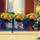 thumbnail image 5 of Maojin Macetero para plantas al aire libre, metal negro, hierro, macetas colgantes, barandillas, vallas, cubos, estilo bohemio moderno, montaje en pared, ventana, soporte para plantas, 5 of 9