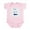 Petal Pink, variant on CafePress - She Did It Left Infant Bodysuit - Baby Light Bodysuit, Size Newborn - 24 Months