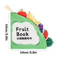 thumbnail image 4 of Libro de Tela para Niños Pequeños XWSHYW Cola Que No Se Puede Rasgar Colgar Masticar Rompecabezas Educación Temprana Tridimensional, 4 of 7