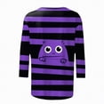 thumbnail image 4 of Godom Womens 3/4 Sleeve Shirts 2025 Fall Tunic Tops Crewneck Blouses Halloween Print, 4 of 6
