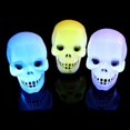thumbnail image 2 of Calavera luminosa Calavera de Halloween Luz Led Novedad Lámpara Luz colorida Decoración de fiesta Luz nocturna, kaili Sencillez, 2 of 5
