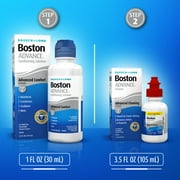 محلول ومنظف العدسات اللاصقة Boston ADVANCE للعدسات الصلبة النفاذة للغاز، 3.5 أونصة