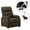 Brown, variant on vidaXL Massage Chair Massaging Recliner Push Cozy Chair for Elderly Fabric