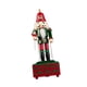 thumbnail image 5 of Cascanueces de Navidad Decoración Figura de Navidad Regalo Caja musical Caja de música de madera para Usando sombrero de cono, 5 of 9