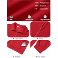 thumbnail image 6 of UVN Sweatshirts Jackets for Women Long Sleeve Lapel Zip Up Coats Ladies Trendy Fall Casual Outerwear Tops with Pockets, 6 of 9