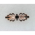 thumbnail image 2 of Faship Gorgeous Black Rhinestone Crystal Small Floral Hair Barrette Clip, 2 of 3