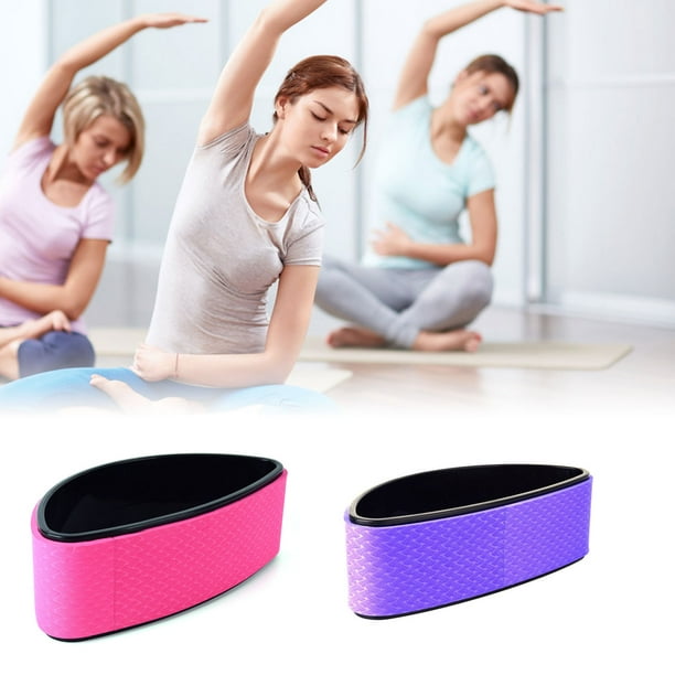 Yoga Wheel - Strongest Most Comfortable Yoga Prop Wheel for Yoga Poses,  Perfect Roller for Stretching, Increasing Flexibility and Improving Backbend