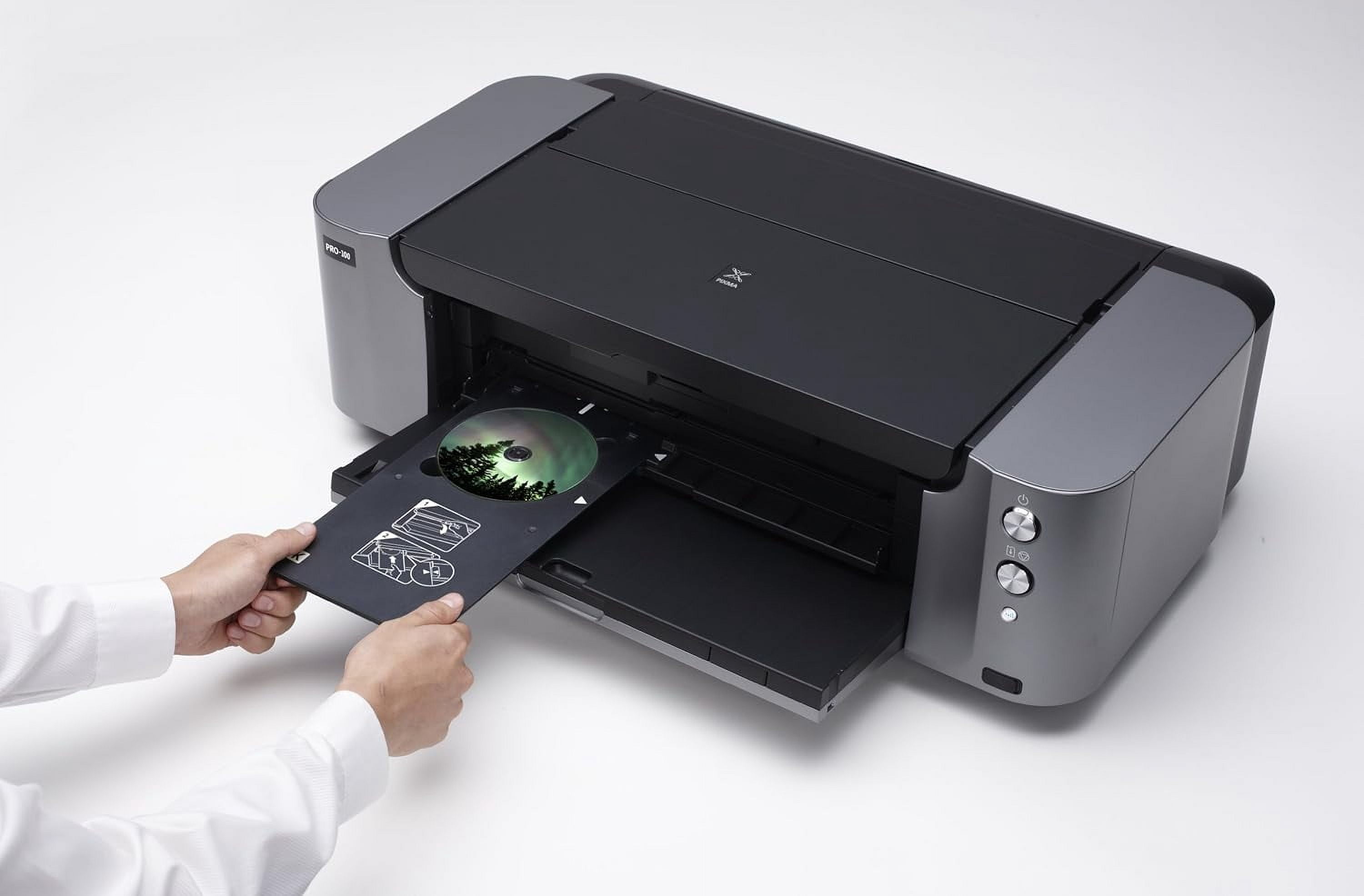 Canon PIXMA PRO-100 Professional Photo Printer, Gray, 1 Count