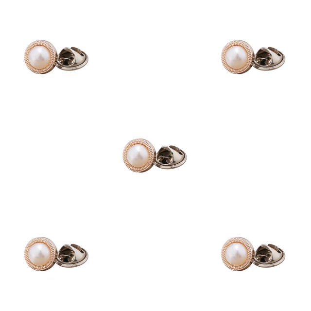 Guardurnaity 100 Uds. Gemelos de costura gratis, botones de broche, ropa desmontable, ropa decorativa ajustable, uñas para camisa Type5 Type2 NO2