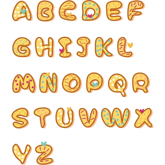 Blinggo Sty2 5'' Alphabet ABC Baby Nursery Peel & Stick Wall Art Sticker Decals Kids Nursery Room Décor