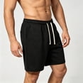thumbnail image 4 of IROINNID Men's Relaxed Fit Drawstring Athletic Shorts with Elastic Waist Side Pockets Lightweight Breathable Fabric for Summer Gym Running and Sports, 4 of 6