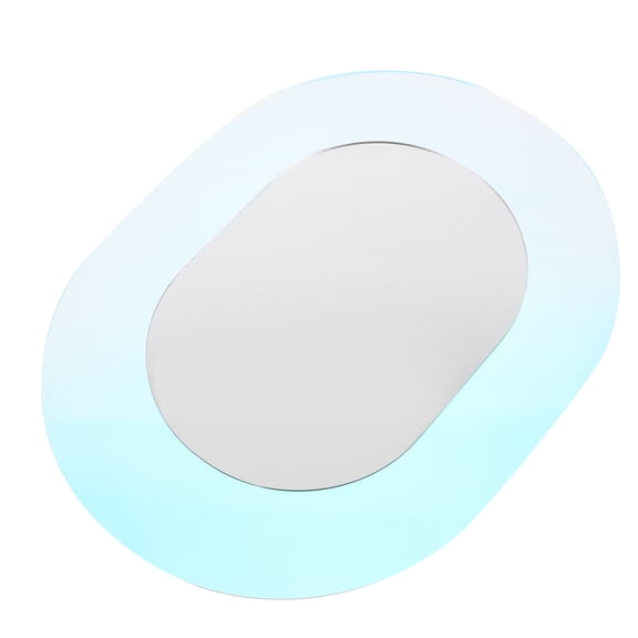 YUNLIGHTS Water Resistant Oval Acrylic Mirror for Bathroom and Living Room Wall Decoration