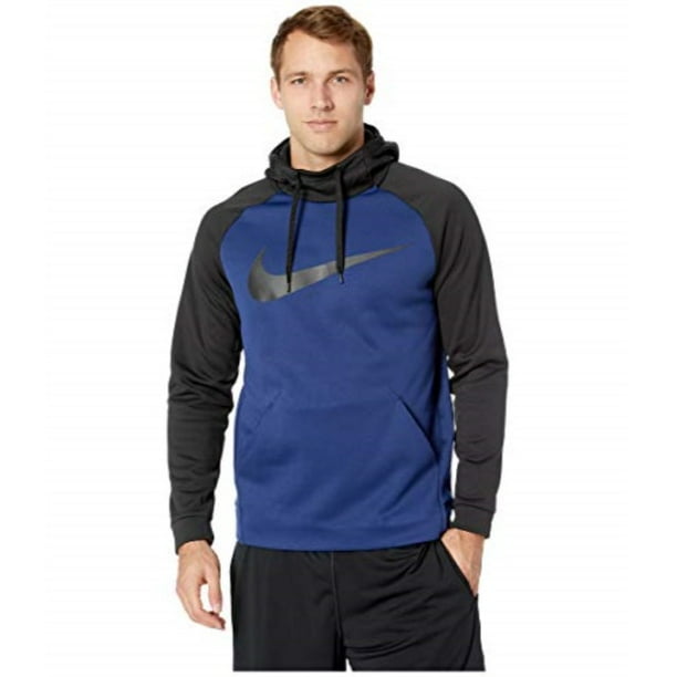 Nike - nike mens therma swoosh essential pull over hoodie ...