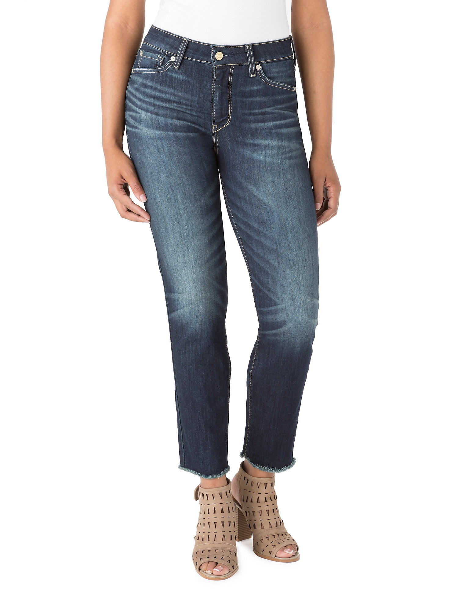 signature levi strauss high rise ankle skinny